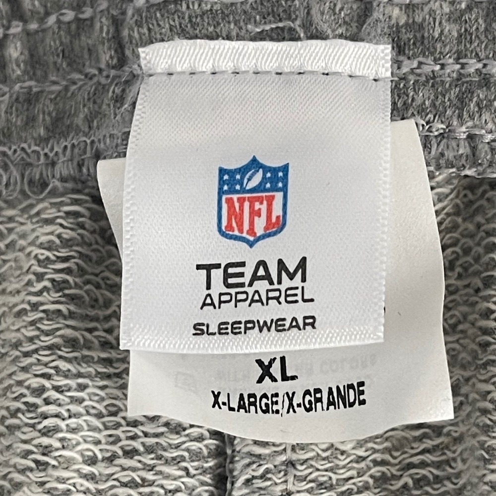 Detroit Lions Mens XL Gray Heather Sleepwear Pajama Pants NFL Team Apparel - Picture 3 of 7